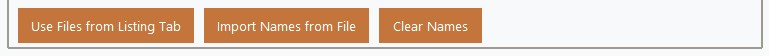 Name source selection